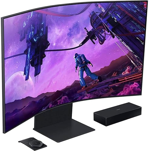 The luxurious 55-inch Odyssey Ark 2 monitor from Samsung is 40% discounted.