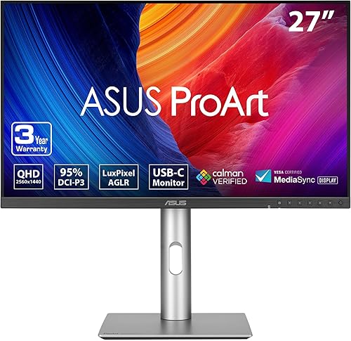 Reviews of the Asus ProArt PA278CFRV: An affordable monitor for artists.