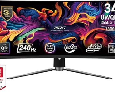 MSI MAG 341CQP QD OLED Monitor