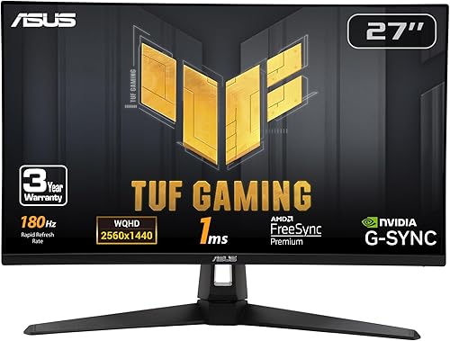 For just $199, get this 27-inch 1440p Asus gaming monitor.