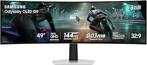 There is a $400 discount on Samsung’s large 49-inch OLED ultrawide gaming display.