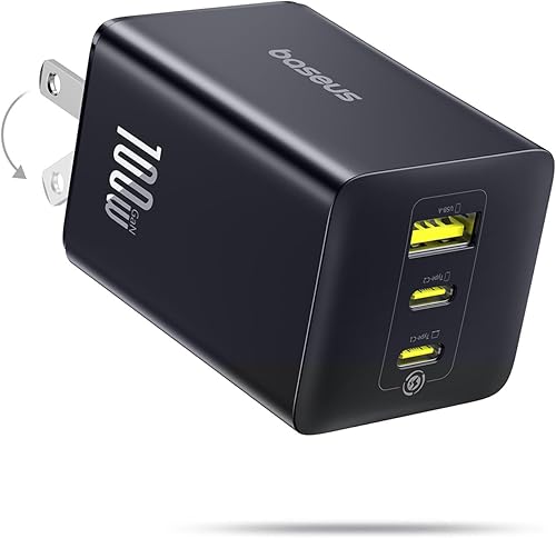 Currently, this 3-port USB-C charger block with rapid charging is 40% discounted.
