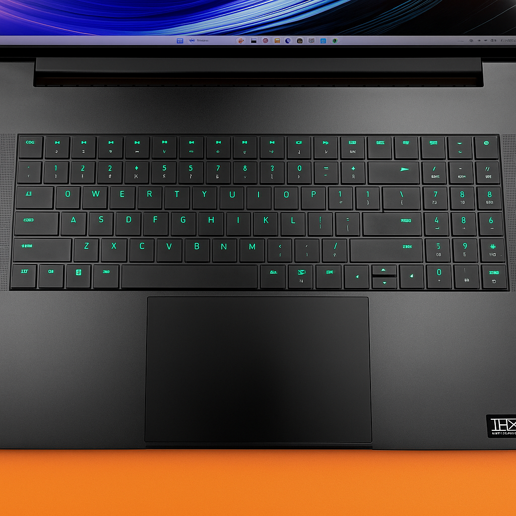 20250912 2315 Clear Laptop, Orange Background remix 01k4zj5853f0bb8a5w66fqdyze