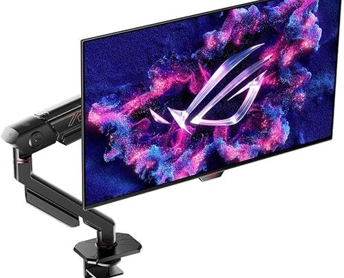 Save $250 on this Asus 1440p OLED gaming display with monitor arm!