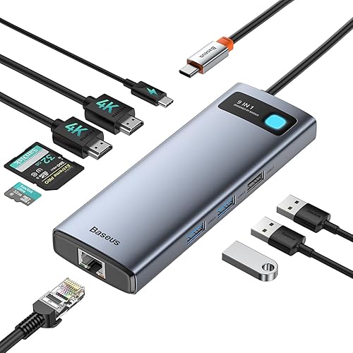 Today, this 9-port USB-C hub with two 4K HDMI ports is 38% off.