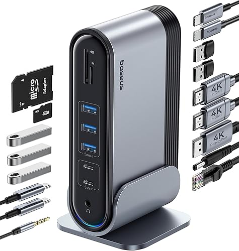 Convert a single USB-C laptop into 17 ports: Baseus’ dock is currently 25% discounted on Amazon